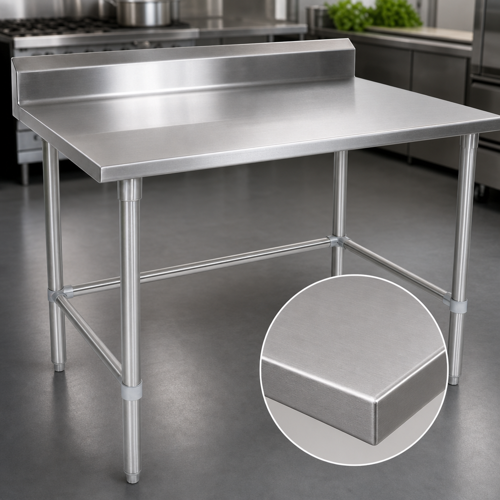 14-Gauge 300-Series Stainless Steel Top