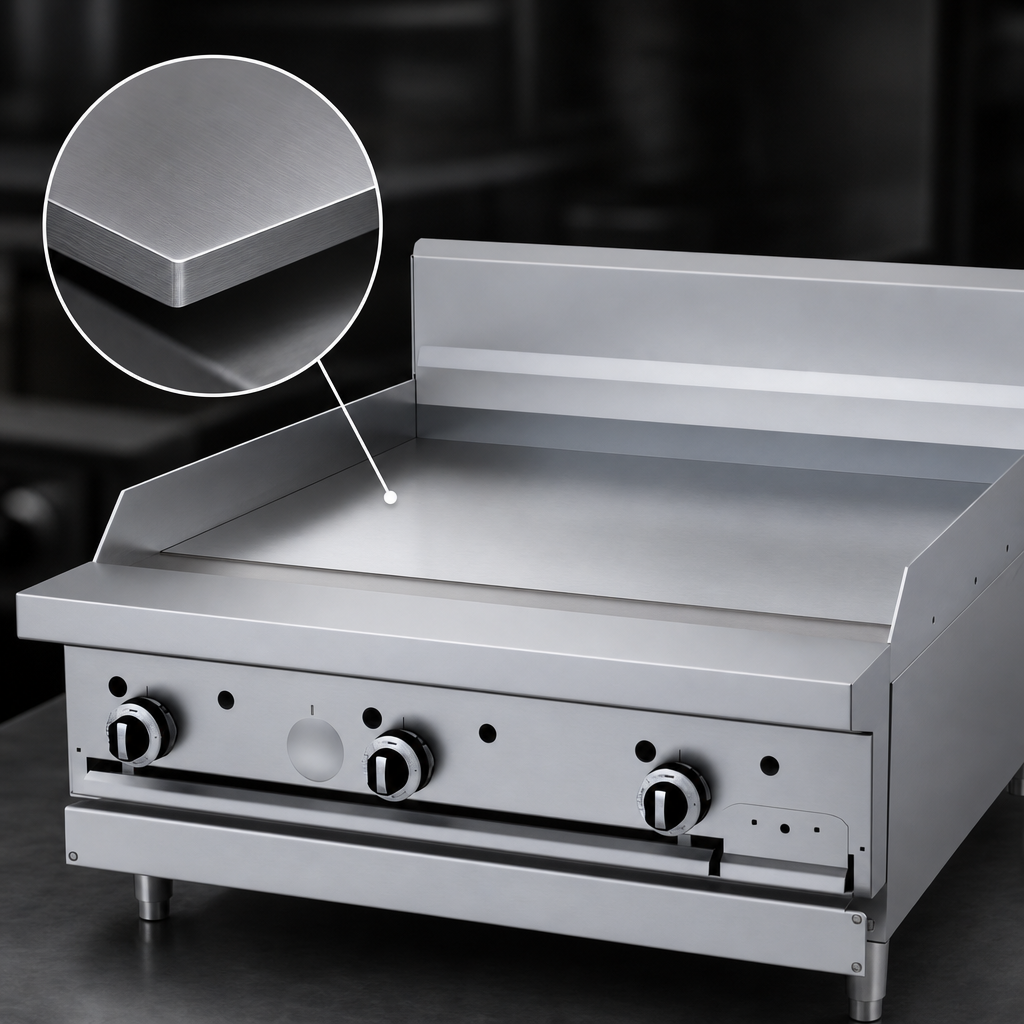 5/8-Inch Smooth Steel Griddle Plate