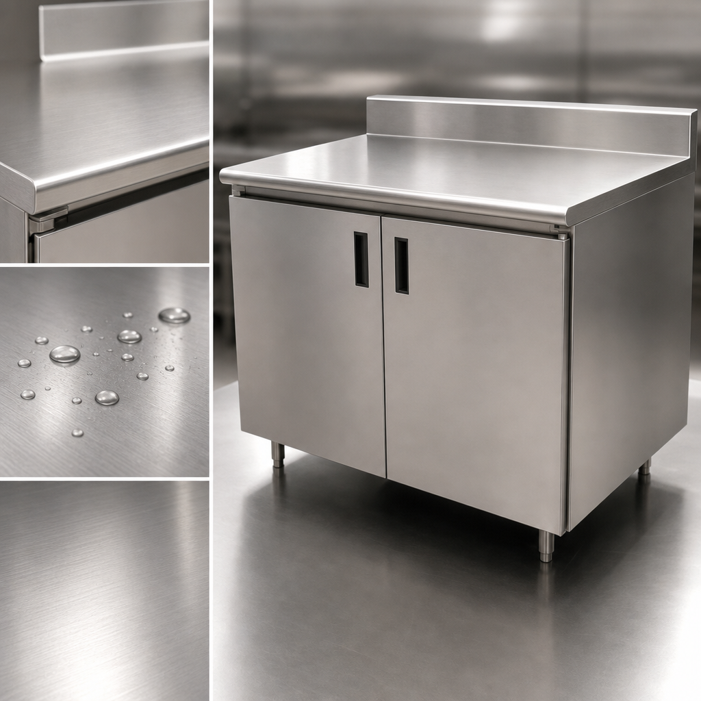 16-Gauge 304 Stainless Steel Top