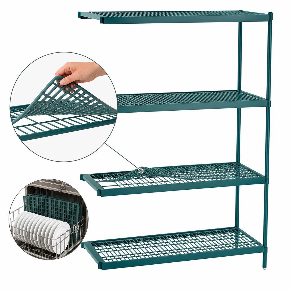 Removable Polymer Shelf Mats