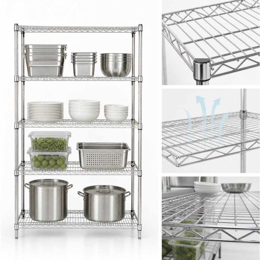 Open Wire Shelf Design