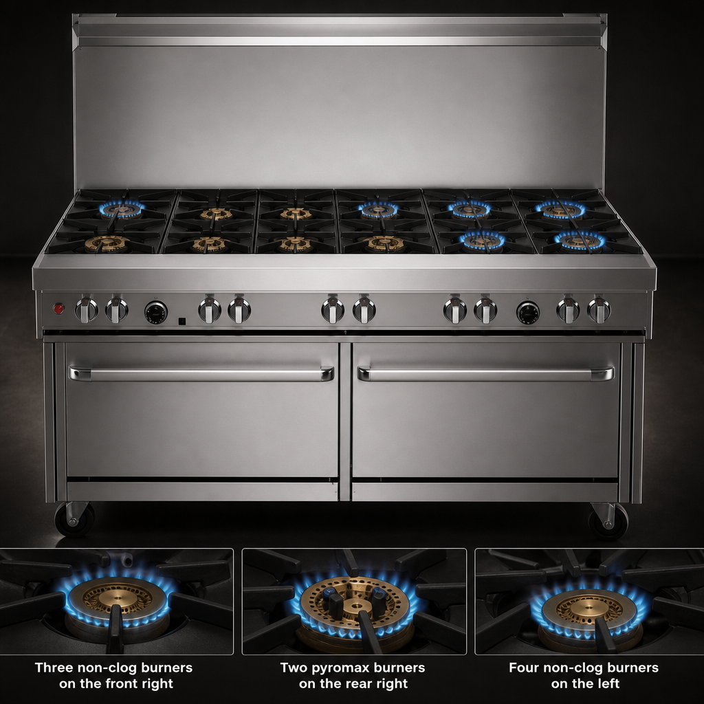 9-Burner Cooktop