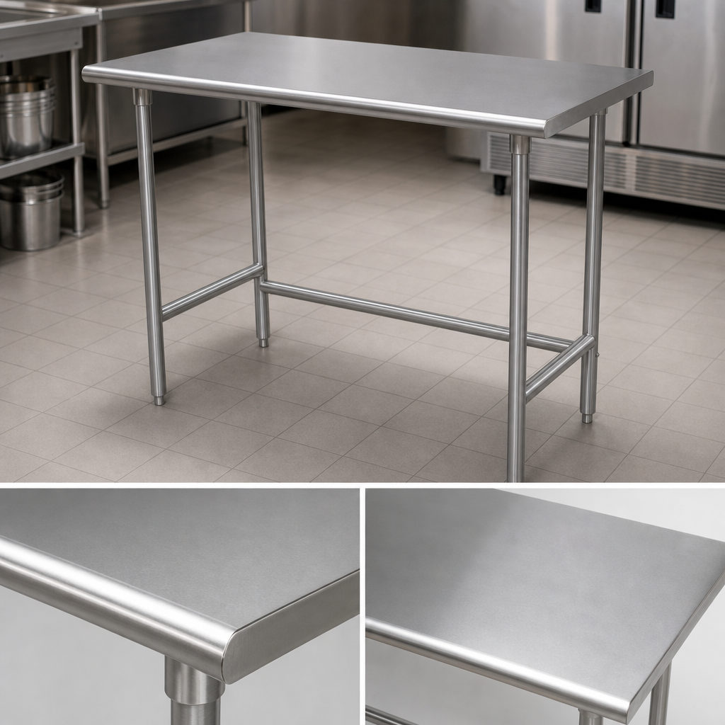 16-Gauge 430 Stainless Steel Top