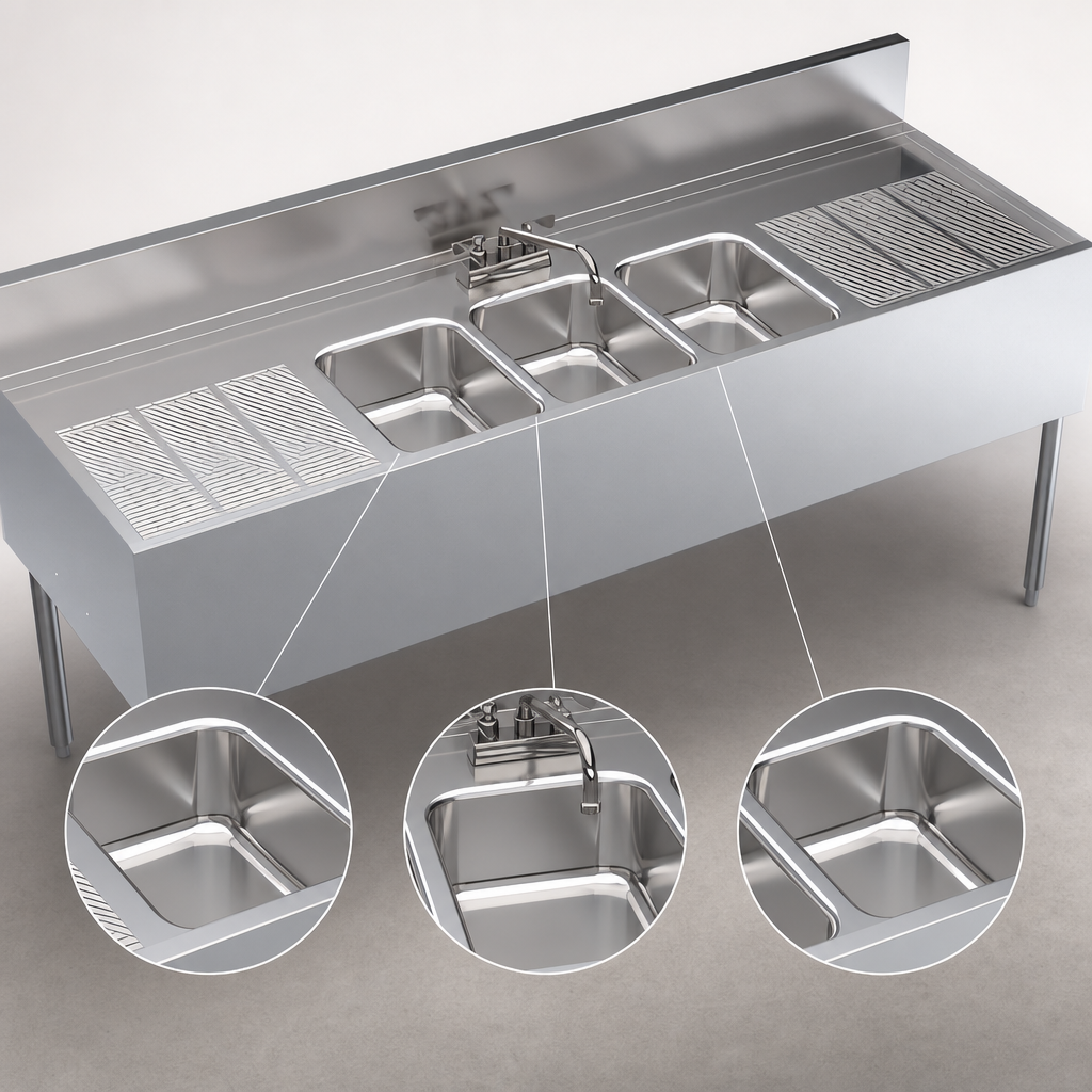 Three Compartment Bowl Layout