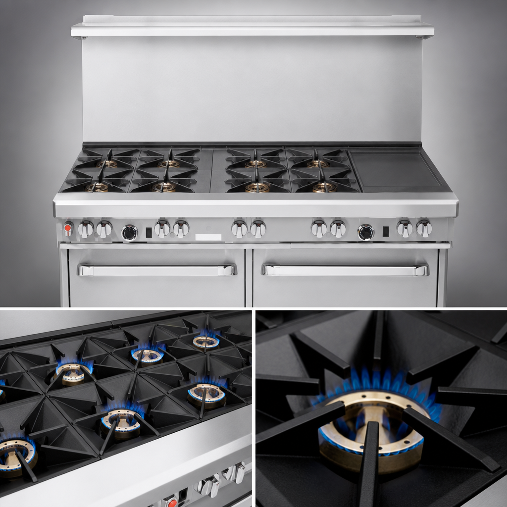 Five-Burner Range Top