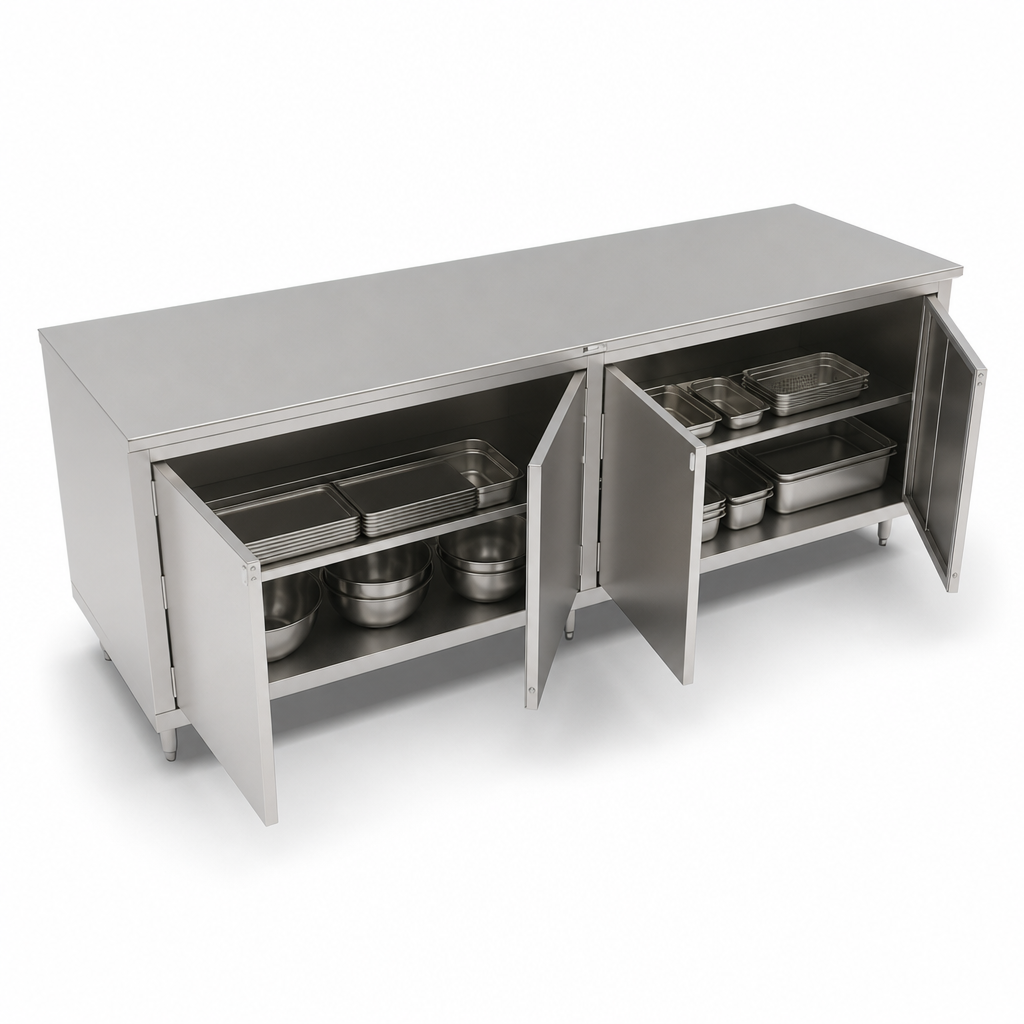 Cabinet Base with Hinged Doors