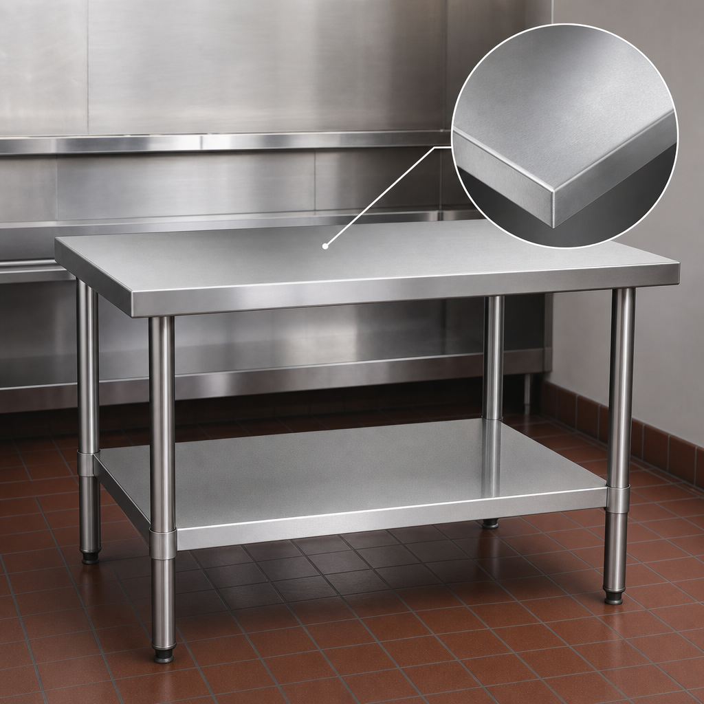 14-Gauge 300 Series Stainless Steel Top