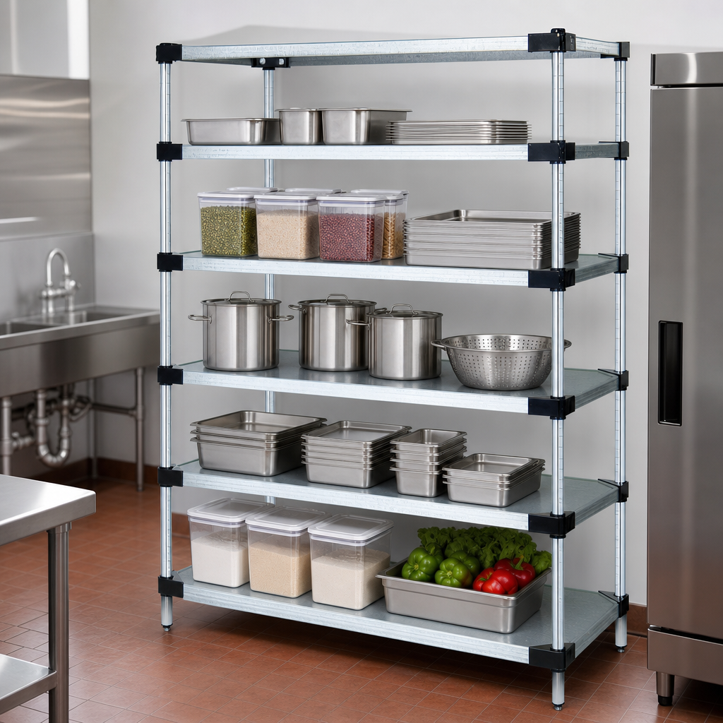 Five Solid Shelves
