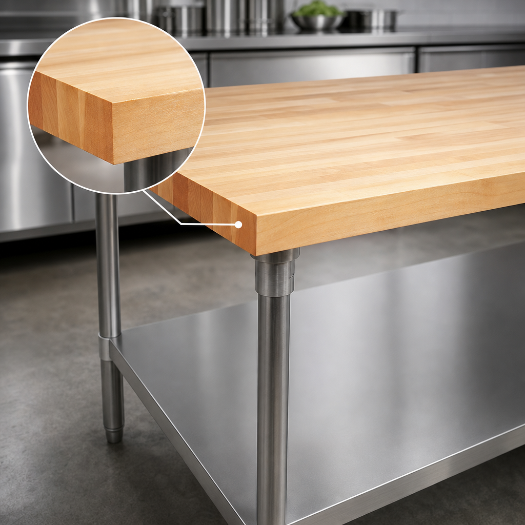 Thick Maple Work Surface