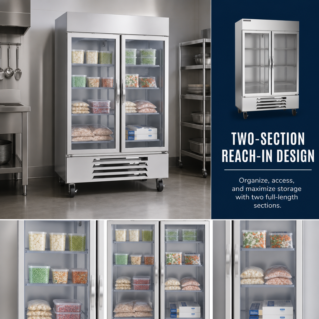 Two-Section Reach-In Design