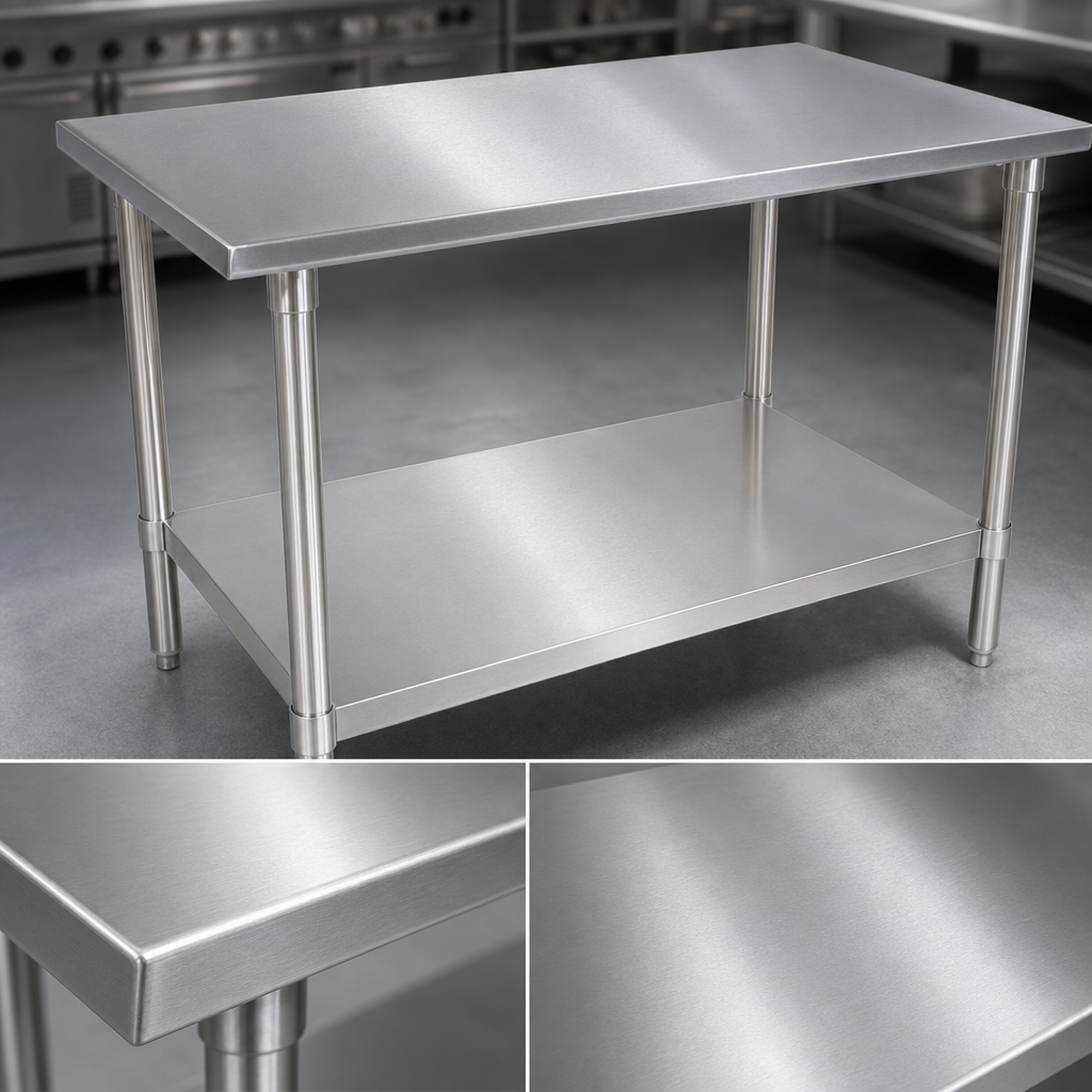 16-Gauge Stainless Steel Top
