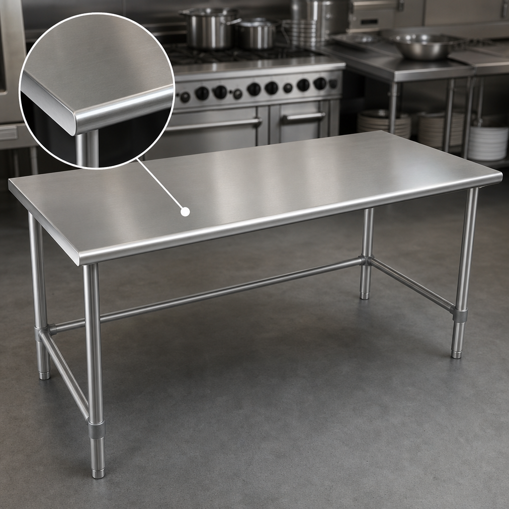 14-Gauge 300 Series Stainless Steel Top