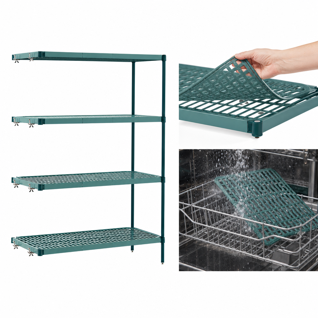 Removable Polymer Shelf Mats