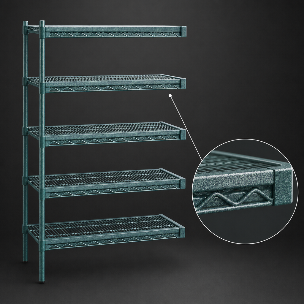 Patented QuadTruss Shelves
