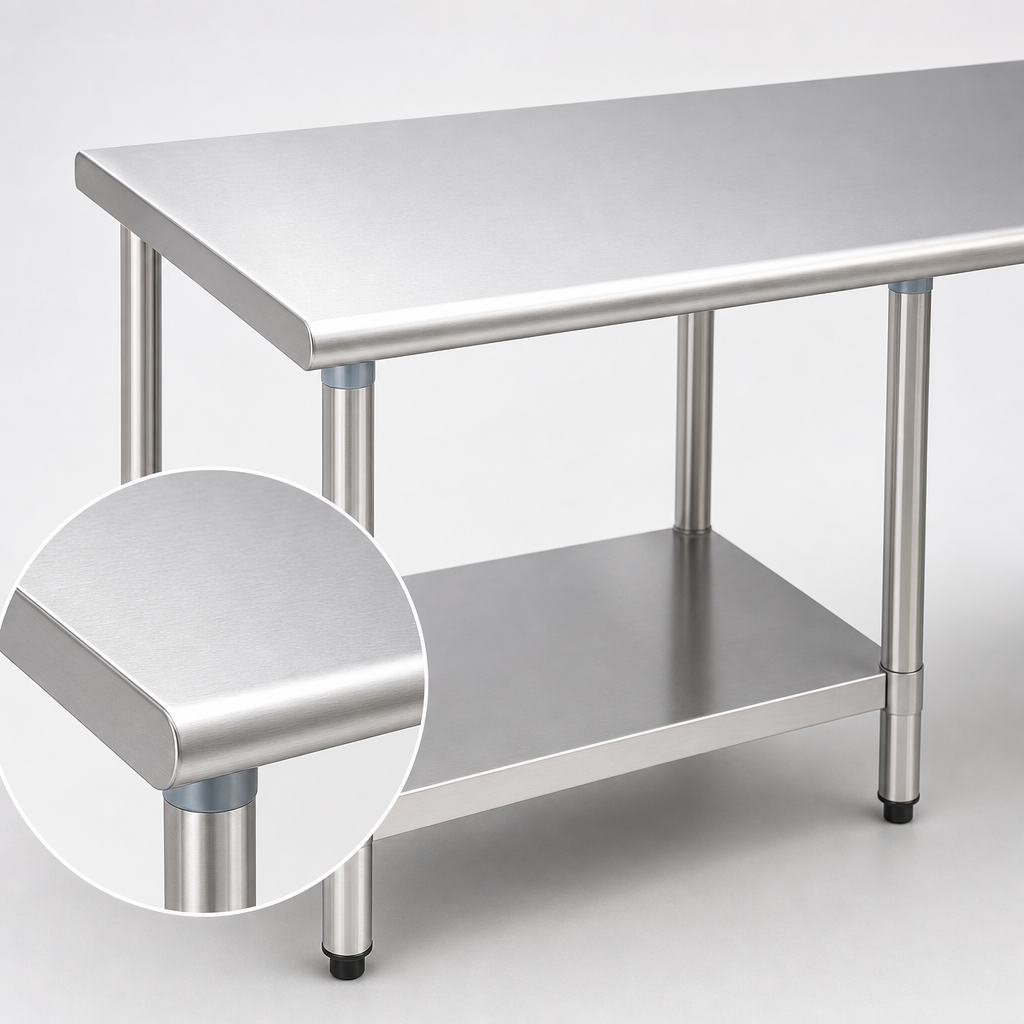 16-Gauge 300-Series Stainless Steel Top