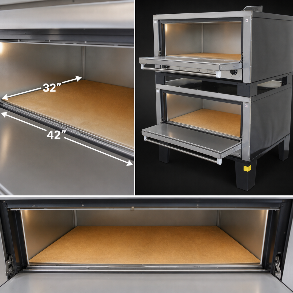 42 x 32-Inch Steel Deck Interior