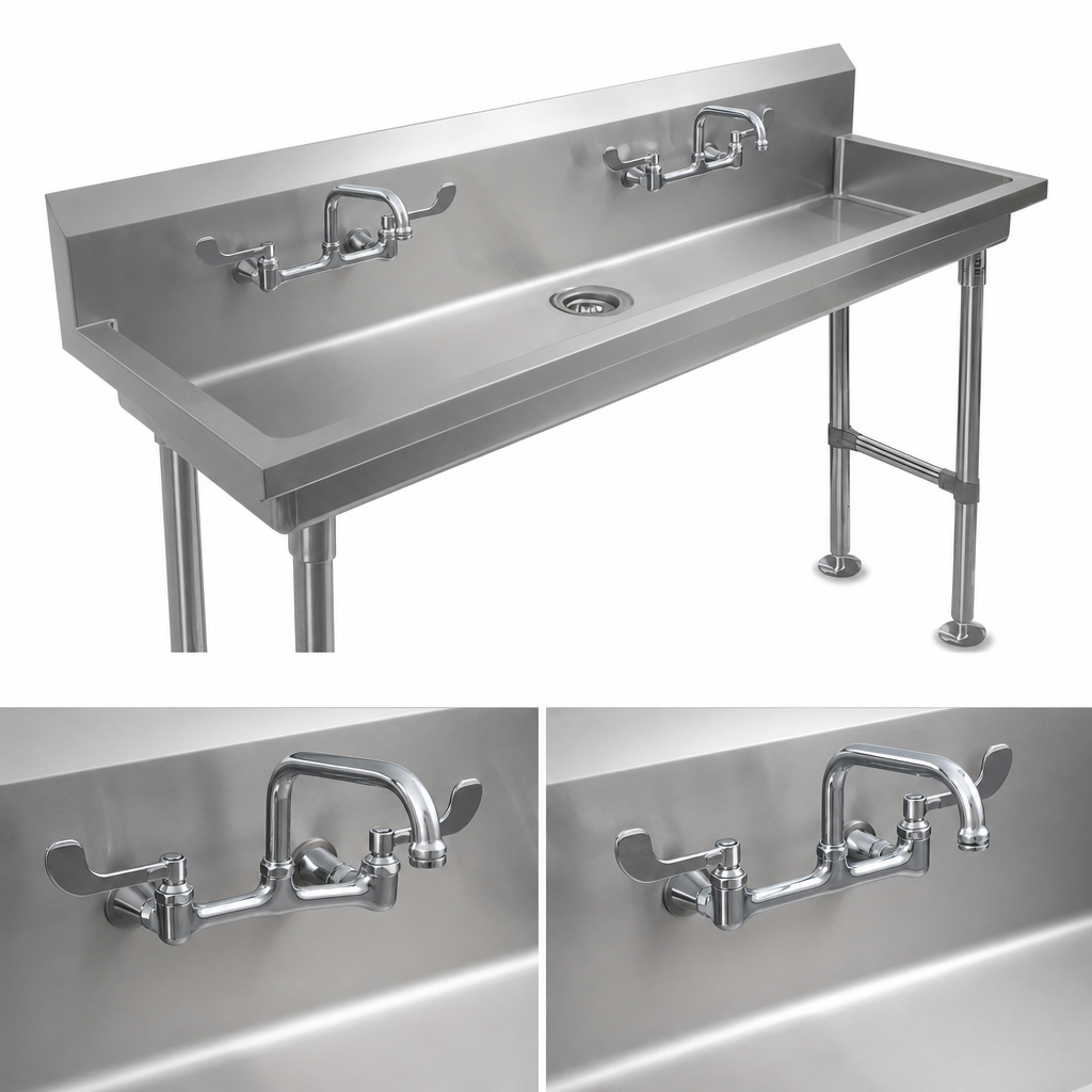 Dual 4-Inch Faucet Hole Sets