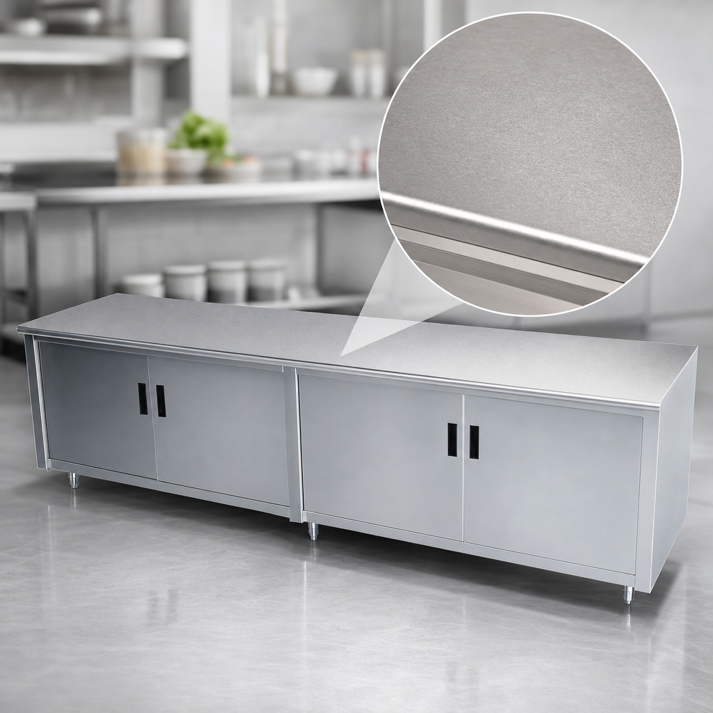 16 Gauge 304 Stainless Steel Top
