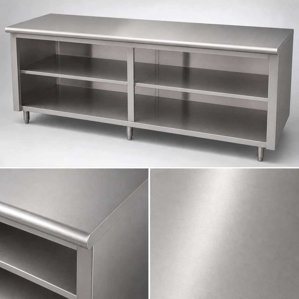 14 Gauge 304 Stainless Steel Top