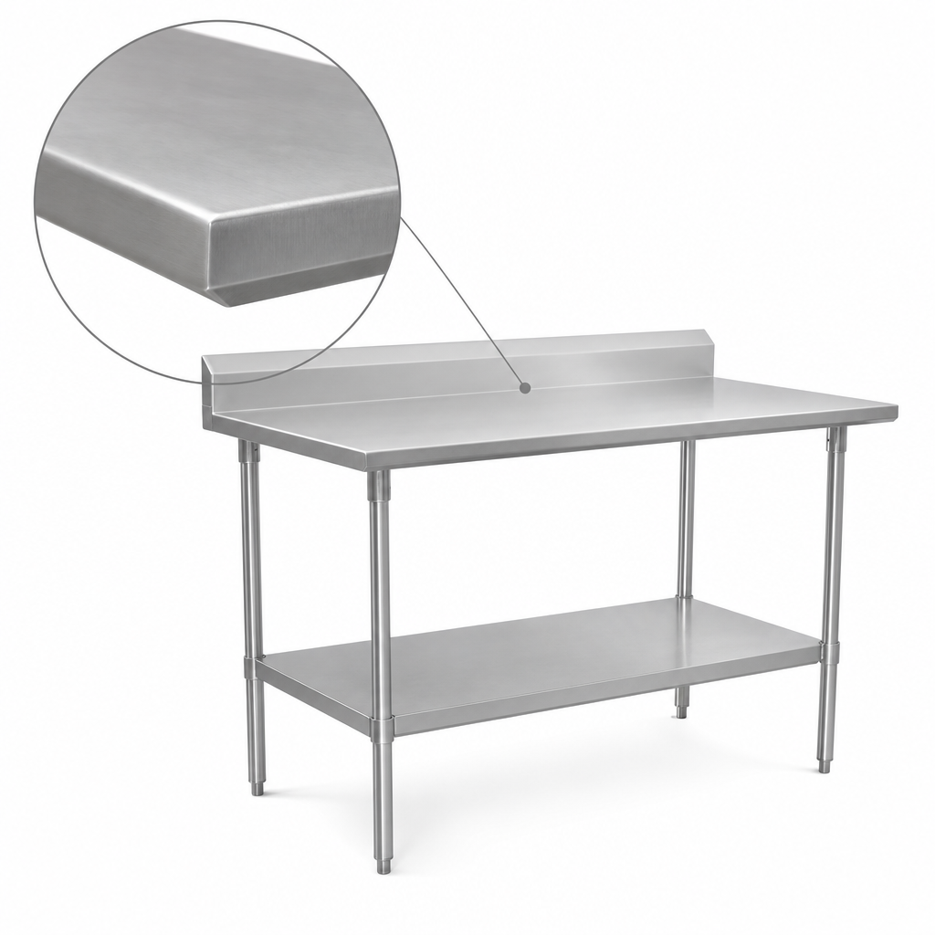 16-Gauge Stainless Steel Top