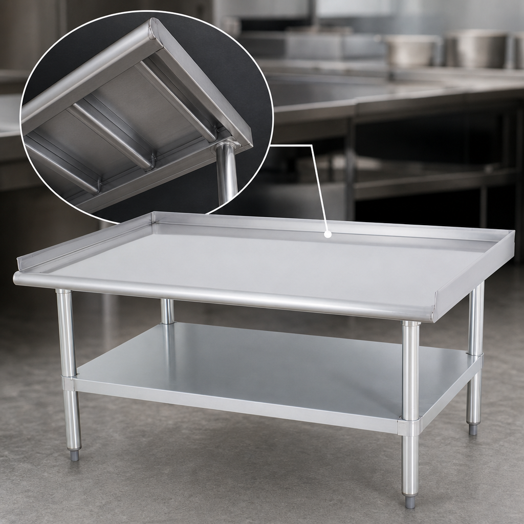 Reinforced Stainless Steel Top