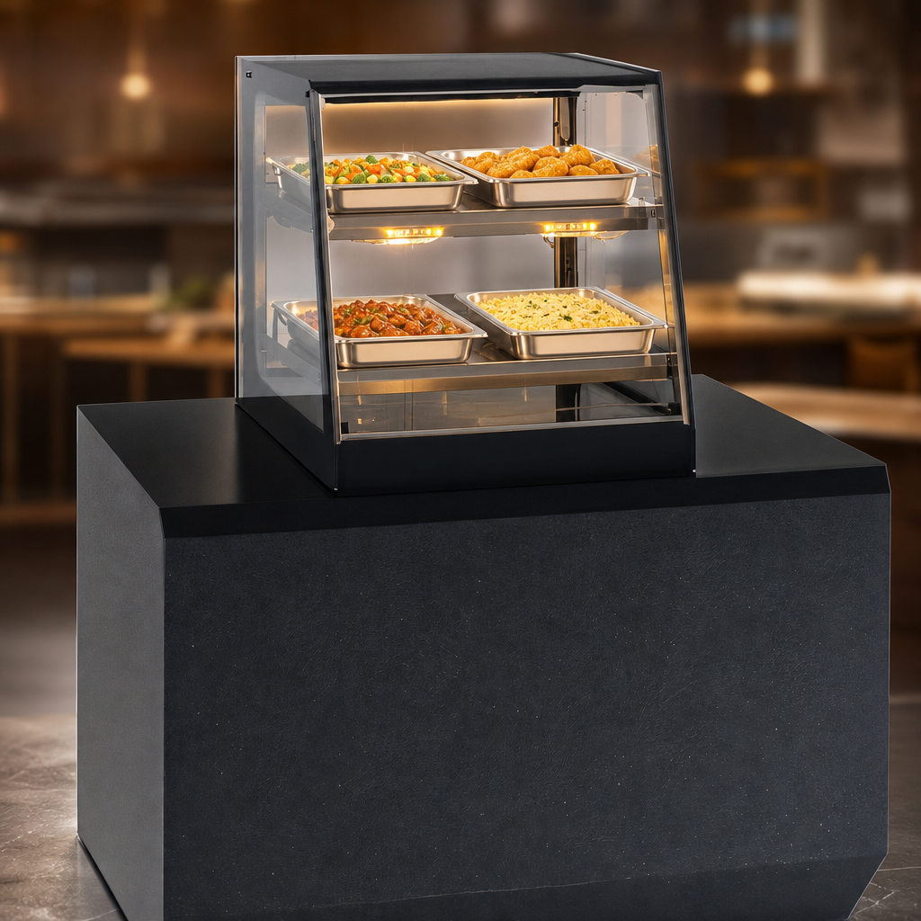 Two-Tier Heated Shelving