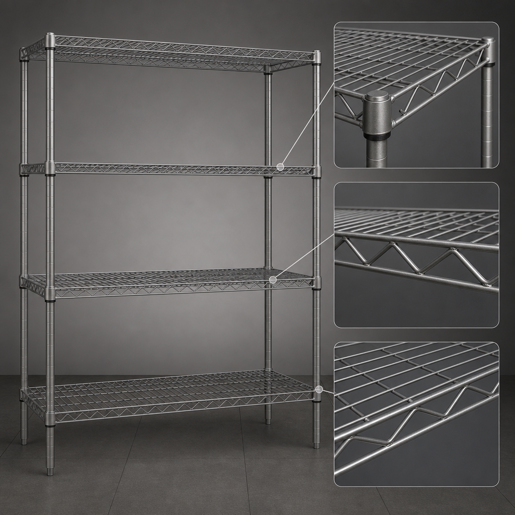 Patented QuadTruss Shelf Design