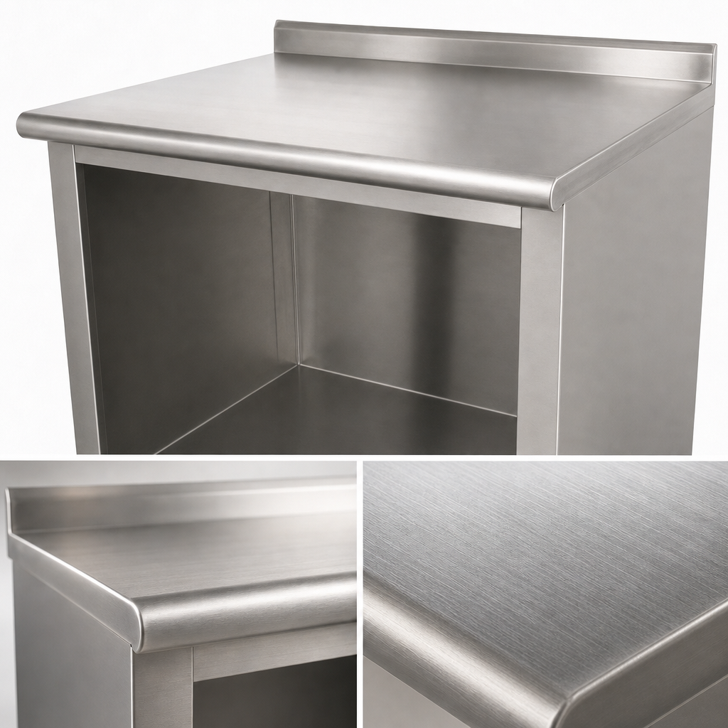 14-Gauge 304 Stainless Steel Top