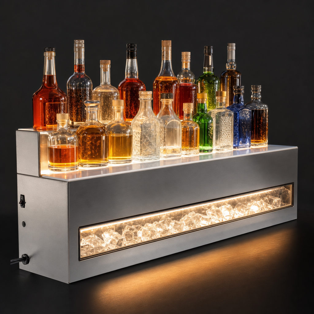 Two-Tier Bottle Display