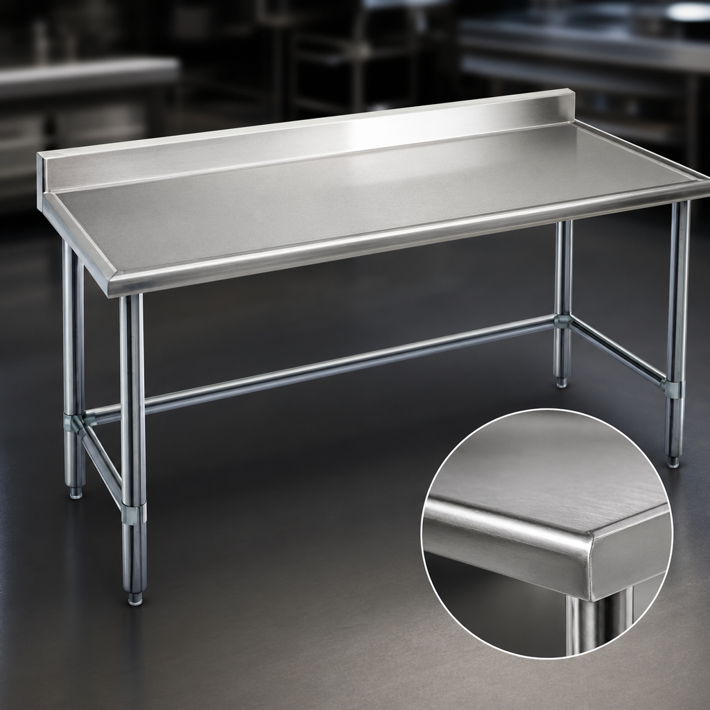 14-Gauge Stainless Steel Top