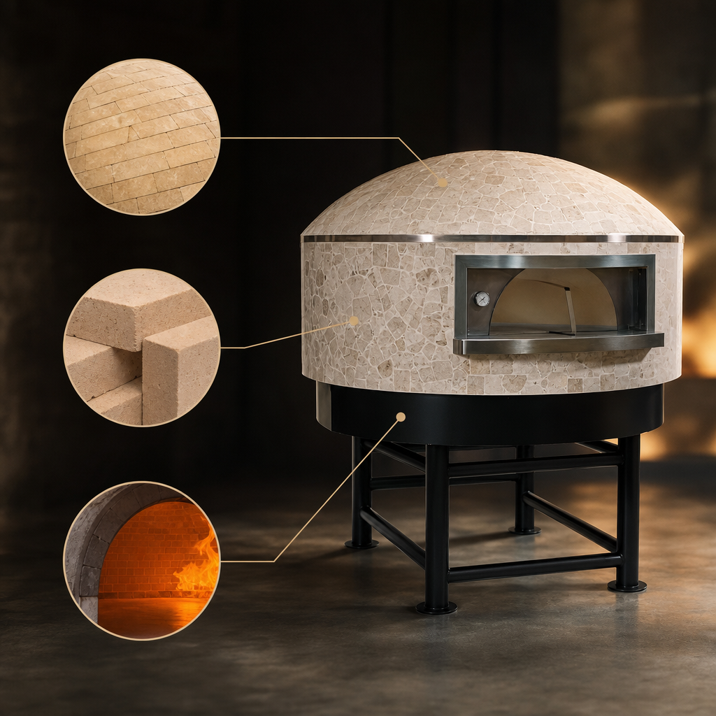 Handmade Firebrick Dome Construction