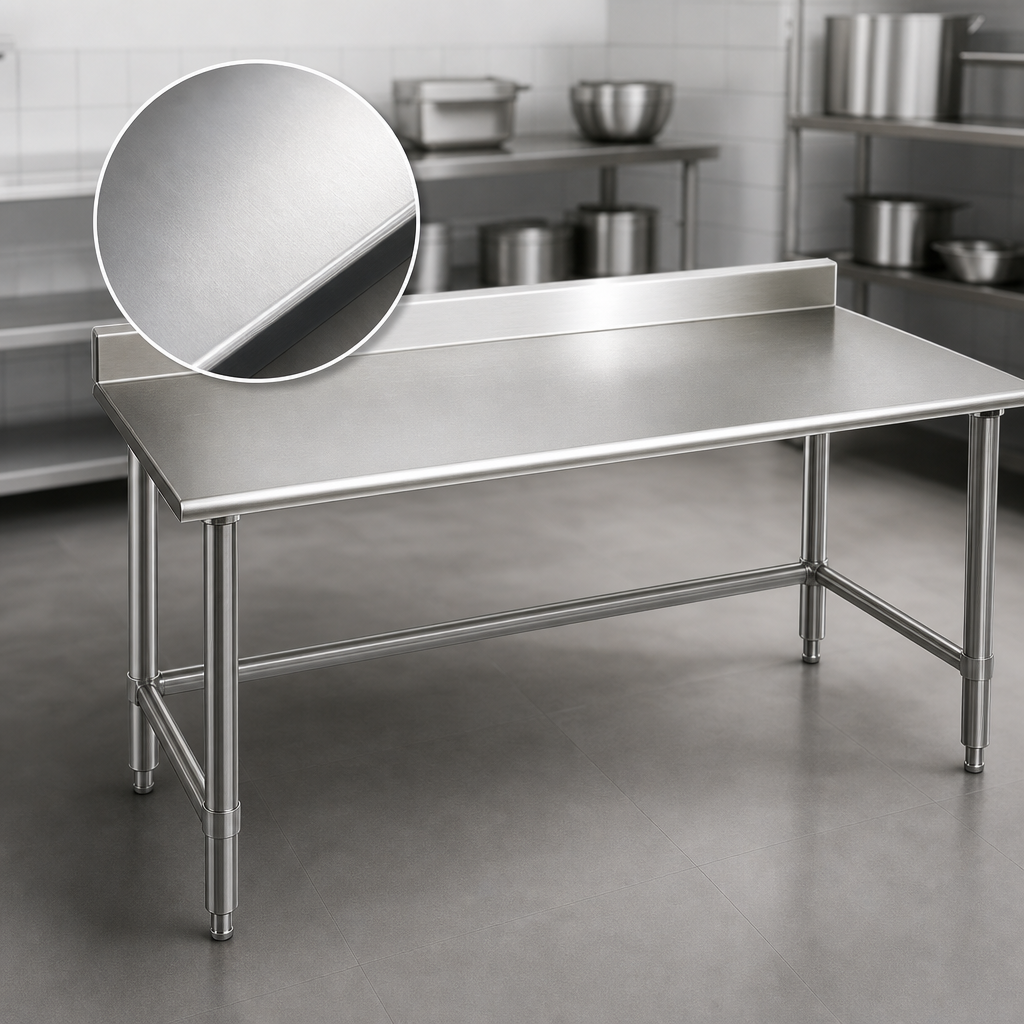14-Gauge Stainless Steel Top