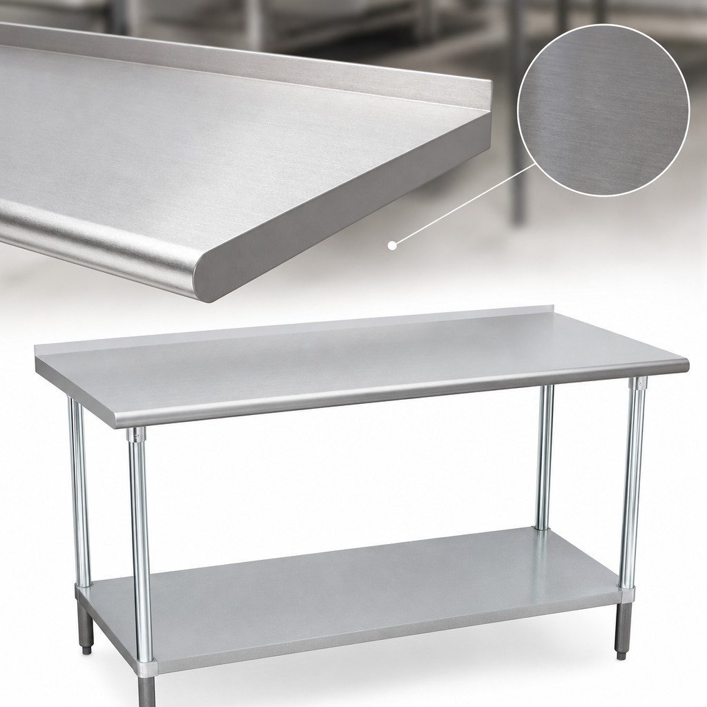 16-Gauge 430 Stainless Steel Top