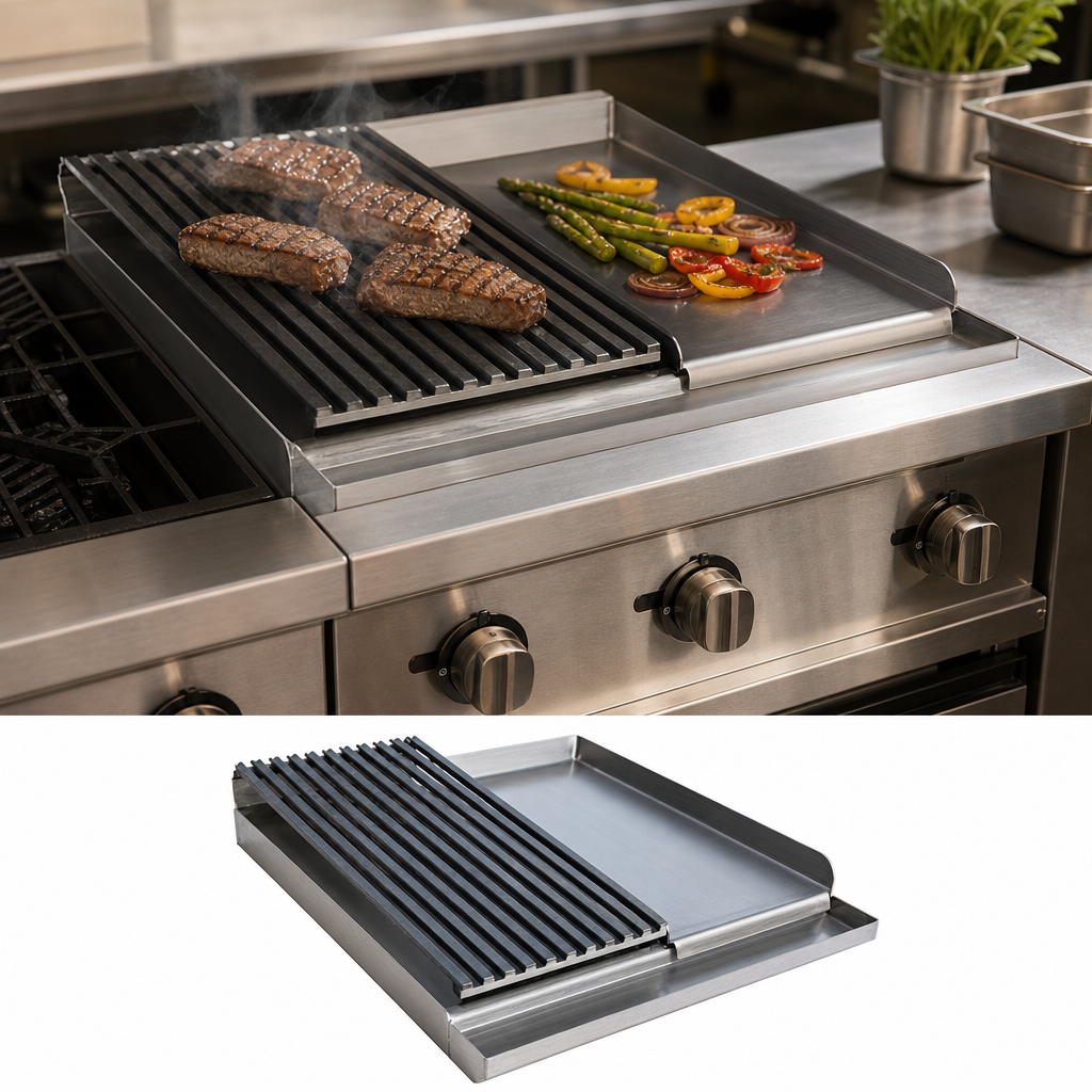 Add-On Griddle and Broiler Top