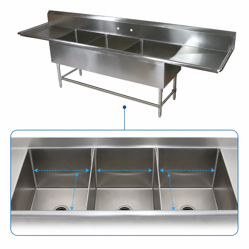 Three Large Compartments
