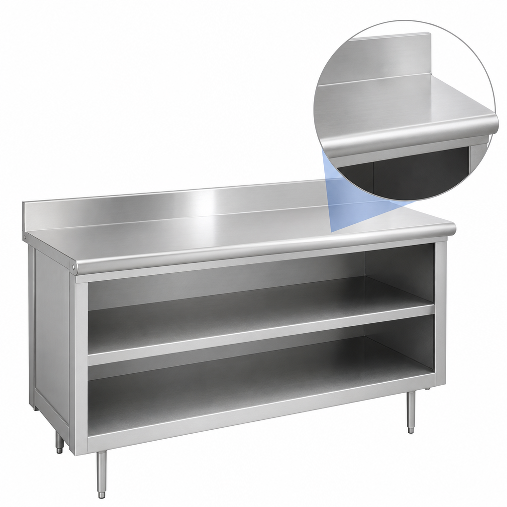16-Gauge Stainless Steel Top