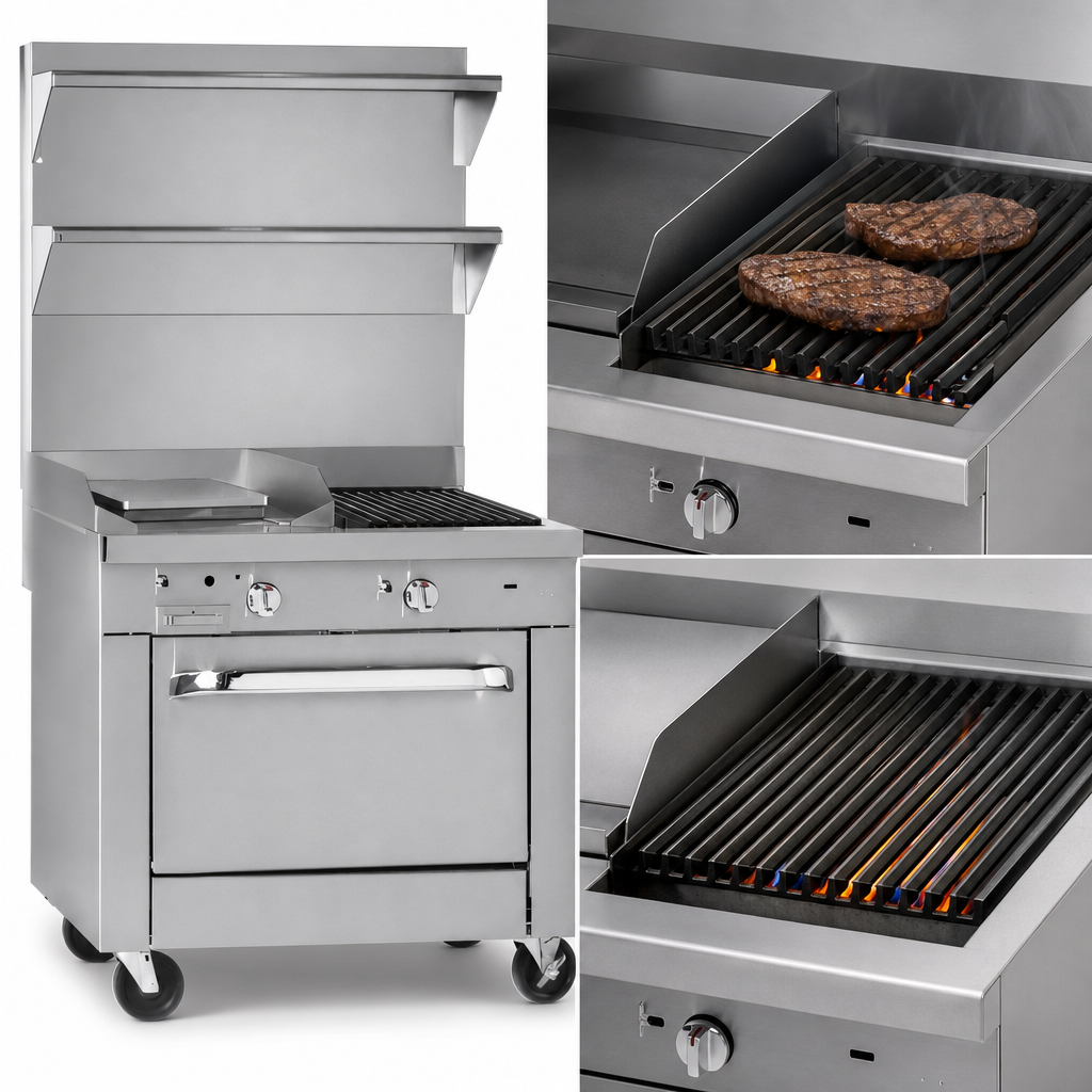 12-Inch Charbroiler Section