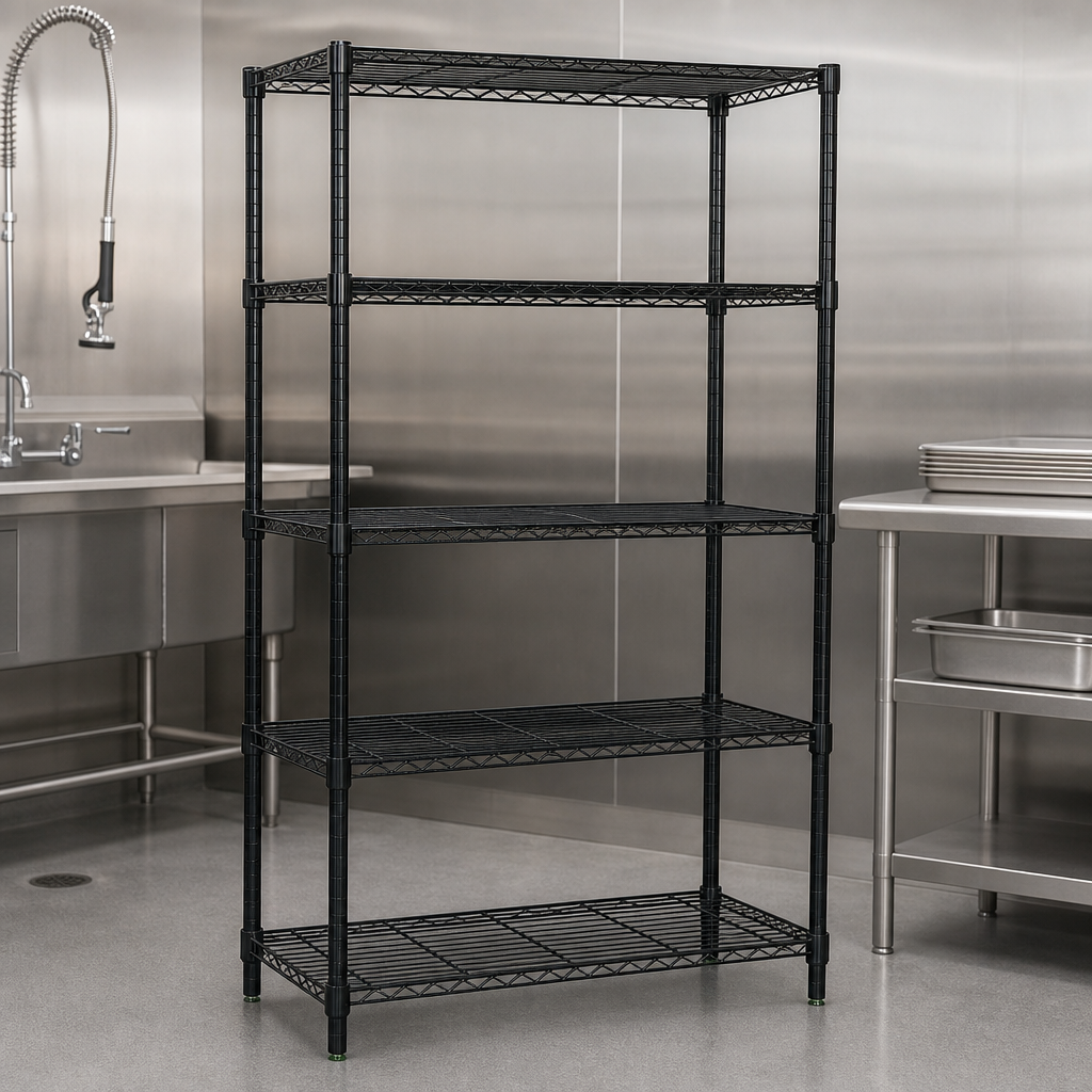 Five Wire Shelves