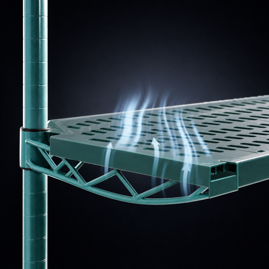 Louvered Shelf Design