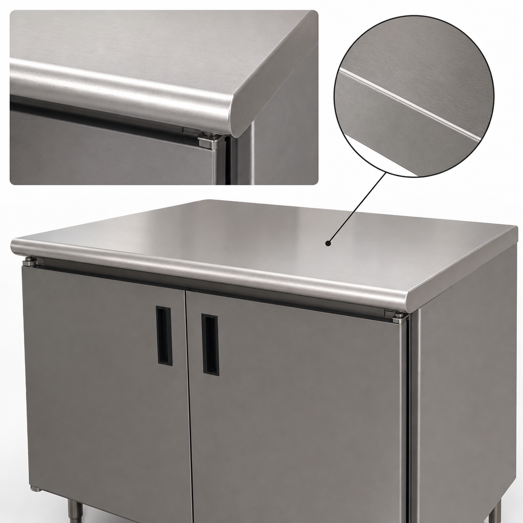 16-Gauge 304 Stainless Steel Top