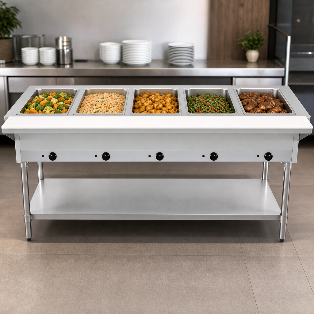 5 Full-Size Pan Capacity