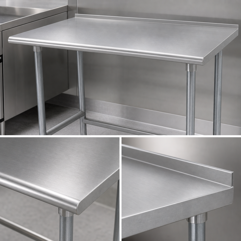 16-Gauge 430 Stainless Steel Top