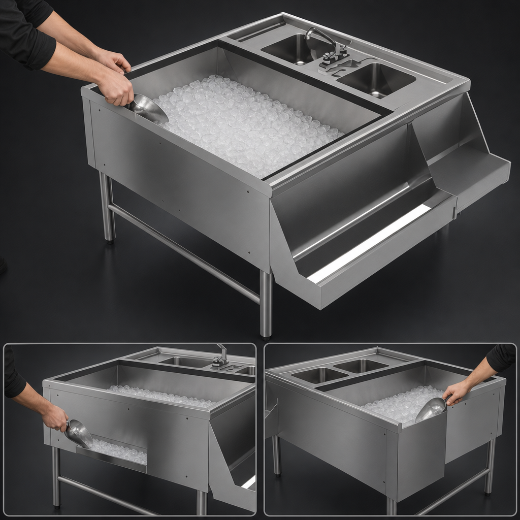 Pass-Thru Ice Bin