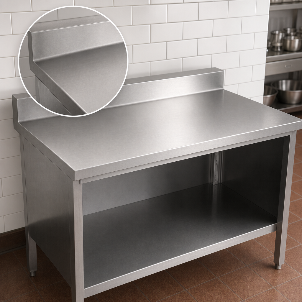 14-Gauge Stainless Steel Top