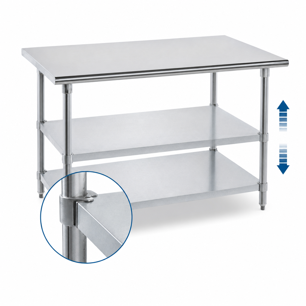 Adjustable Galvanized Undershelf