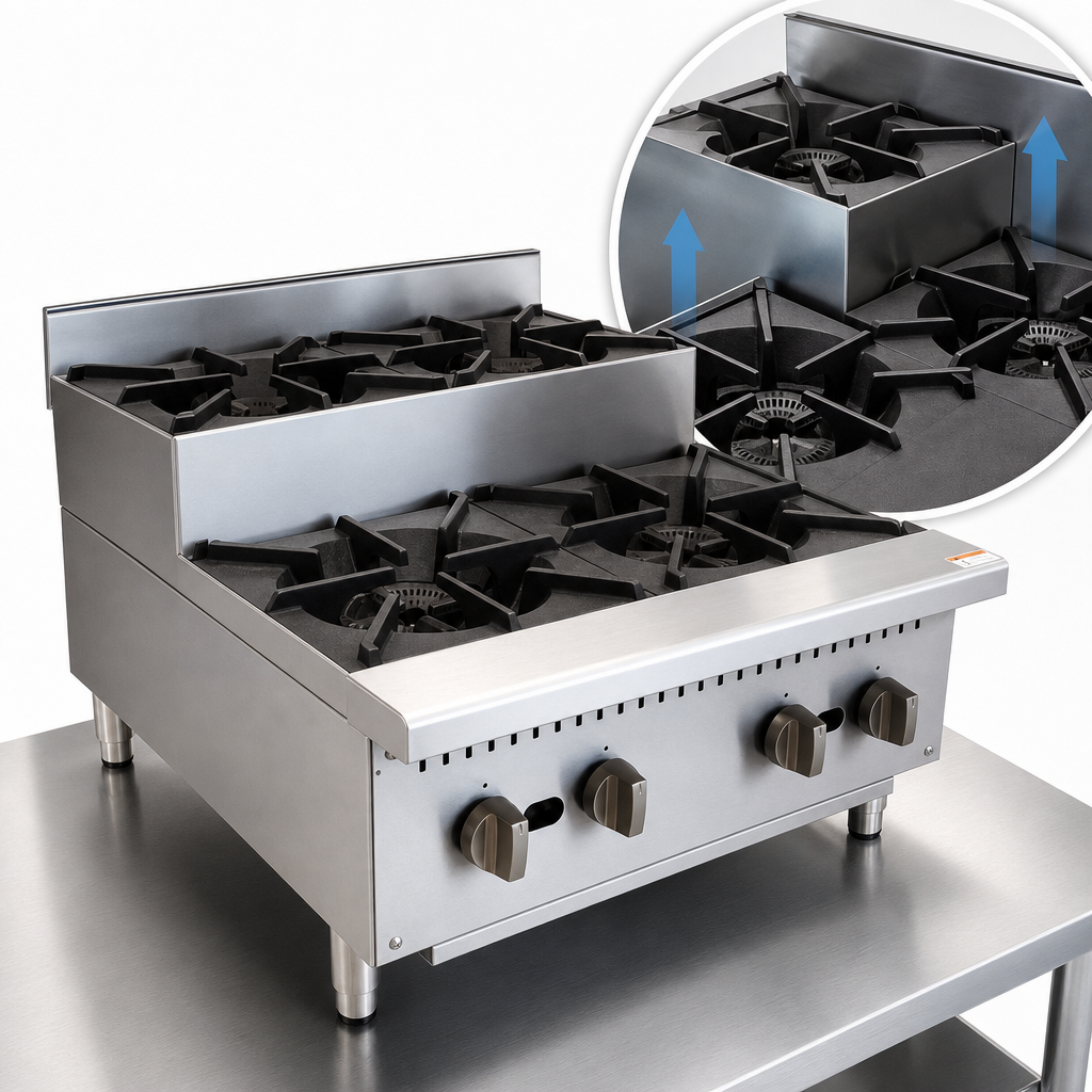 Step-Up Cooking Design