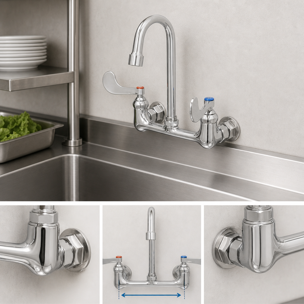 Wall-Mount Mixing Faucet