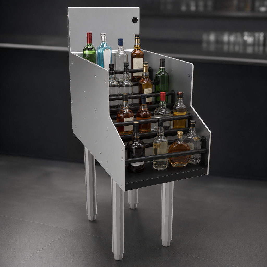 Four Bottle Storage Levels