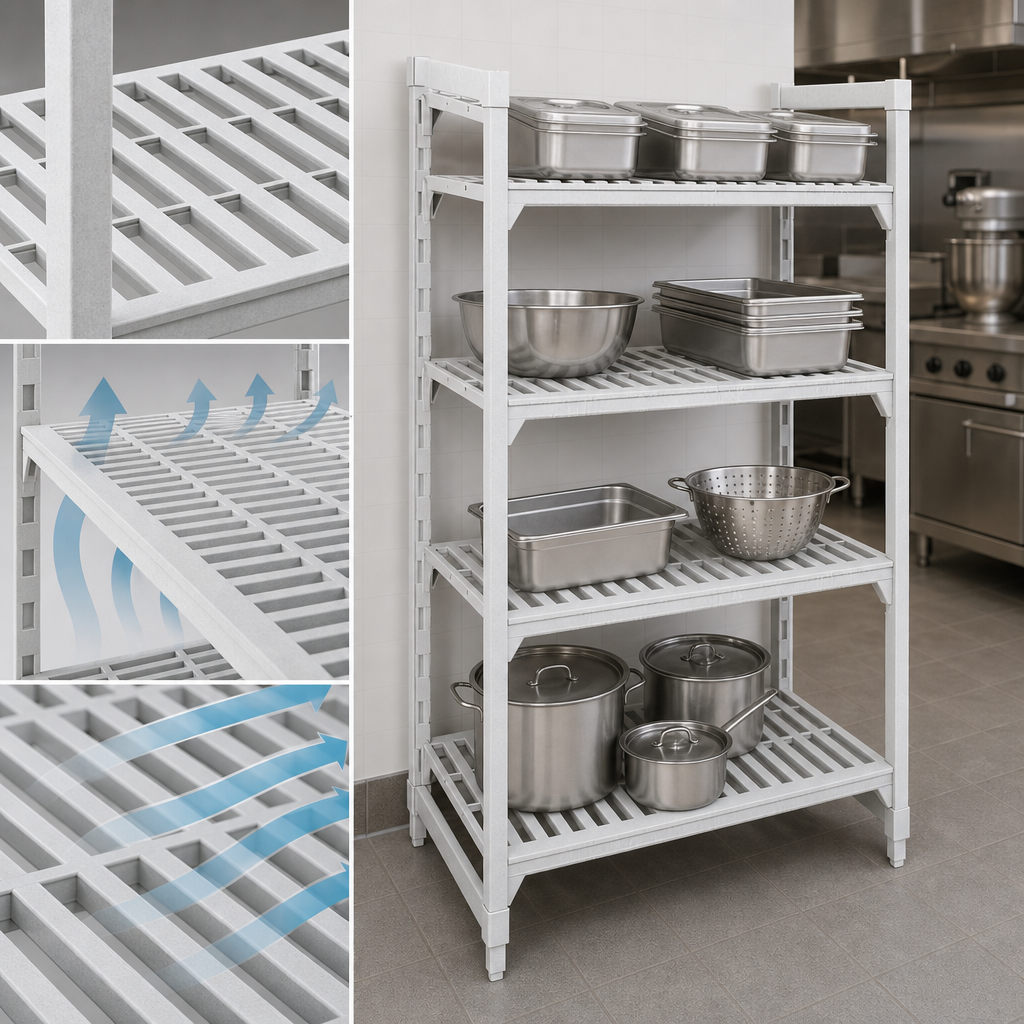 Four Vented Shelf Plates