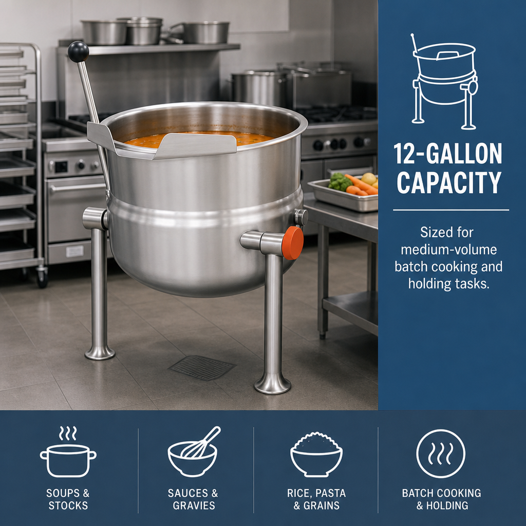 12-Gallon Capacity